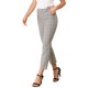 thumbnail image 4 of INSPIRE CHIC Pantalones de Trabajo de Cintura Alta con Espalda Elástica para Mujeres Profesores de Regreso a Clases, Largo hasta el Tobillo, Talla M, Marrón Claro, 4 of 7