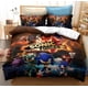 thumbnail image 1 of Kids Sonic Duvet Quilt Cover Boys Girls Bedding Set Pillowcase 3-Piece Bedding Set (1 Duvet Cover + 2 Pillow Shams), 1 of 5