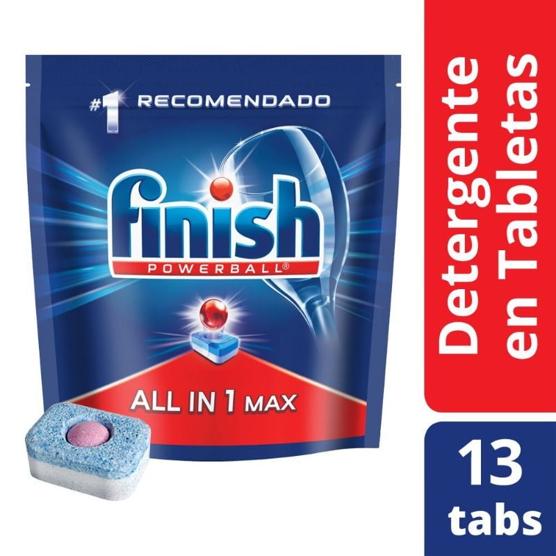 Finish - Detergente En Tabletas Para Lavavajillas