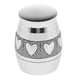 thumbnail image 3 of patrón de corazón acero inoxidable cremación urna ceniza memorial recipiente tama?o l, 3 of 3