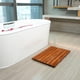 thumbnail image 5 of Alfombrilla de ducha de teca VaeFae Luxury Spa, antideslizante, 50 x 33 cm, 5 of 7