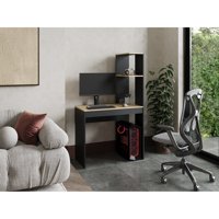 Tuhome - Escritorio Biblioteca Delphi Fresno Y Wengue 150X88,3X43,5 Cm