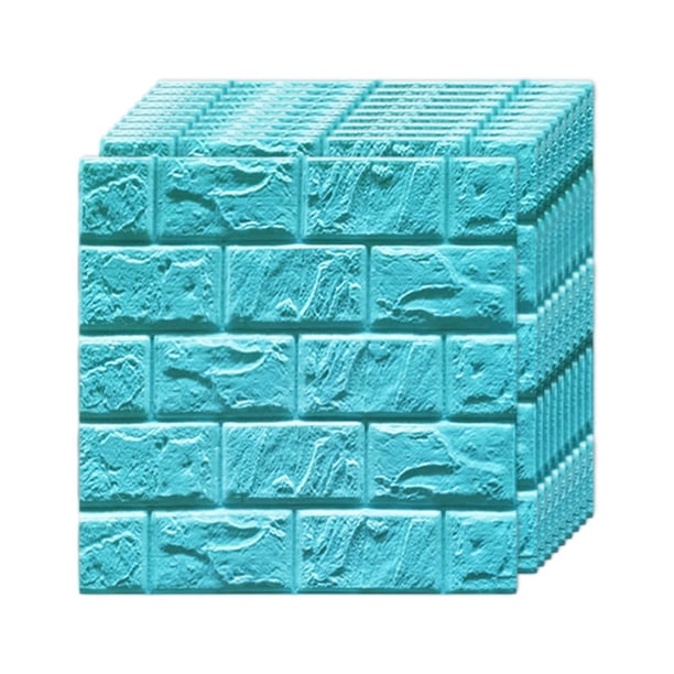 10 paneles de pared 3D de 30 cm de cobertura, adhesivos imprimibles de espuma de polietileno autoadhesivos, impermeables, para decoración de interiores y del hogar.