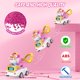 thumbnail image 5 of Super Wings Robot convertible de 15 cm, coche de juguete rosa, 5 of 6