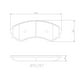thumbnail image 2 of Pastillas Freno para auto Mitsubishi Grandis 2003-2011 Delantero, 2 of 4