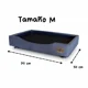 thumbnail image 2 of Cama de Mascotas - Talla M EXTRA (50x75 cm) / Pata Montessori 3 cm (Gris), 2 of 2