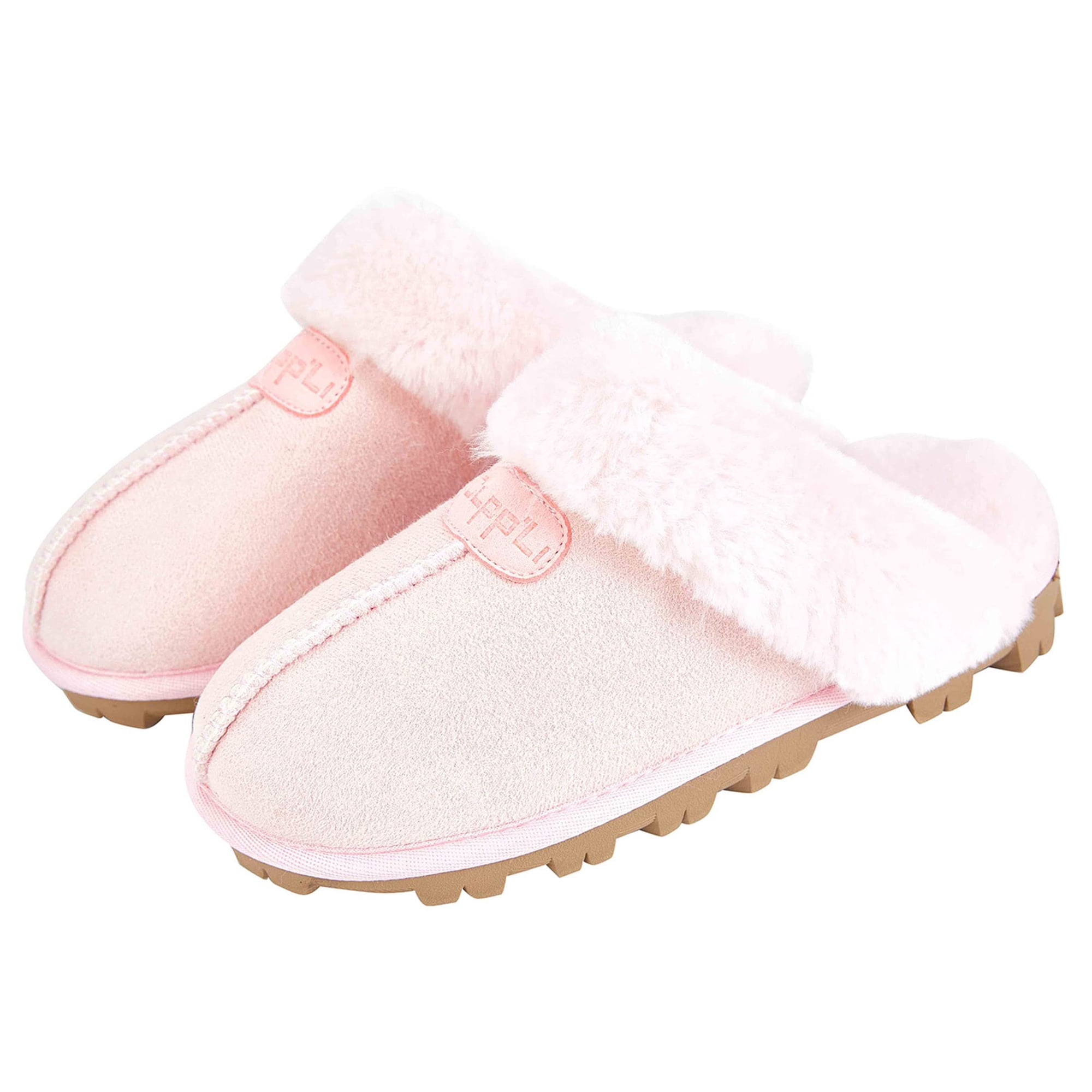 Zapatillas Clpp'li Para Mujer, Sin Cordones, Piel Sintética, Color Rosa Cálido Para Invierno