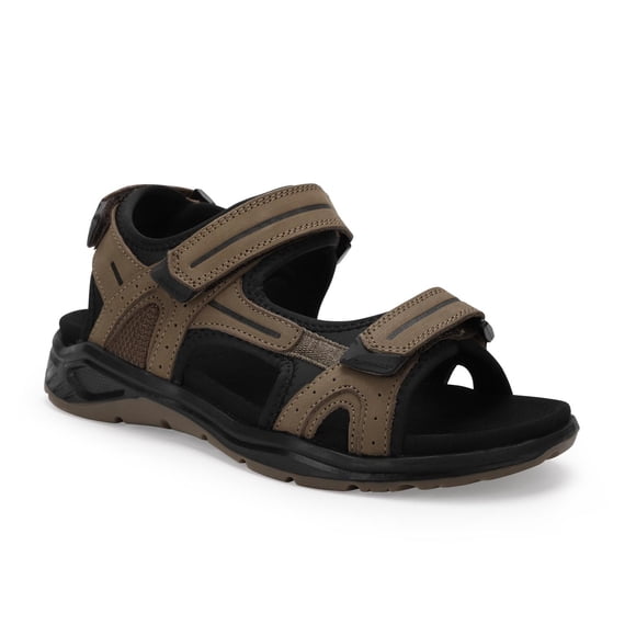 Sandalias Hombre Cuero Safari-9-07 Cardinale cafe 39