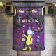 thumbnail image 2 of Purple Black Coraline Comforter Set Soft 3 Pcs Twin Bedding Sets Thicken for All Season, 2 of 5