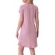 thumbnail image 3 of INSPIRE CHIC Vestido de Dormir para Mujer con Estampado de Gatos, Manga Corta, Bata de Noche de Rayón con Bolsillos, Largo hasta la Rodilla, Ropa de Casa M Rosa, 3 of 6