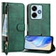 thumbnail image 4 of FOXDOCK Funda Tipo Cartera para Tecno Spark Go 5G Cuero PU con Cremallera y Correa de Muñeca, Ranuras para Tarjetas, Soporte Plegable, Cierre Magnético, 4 of 5