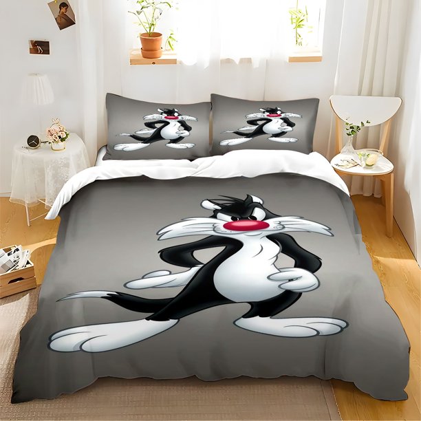 3pcs Bedding set Bedding Cushion Cover Sylvester Bedding Set - Includes Duvet Cover And Pillowcase Polyester Fabric