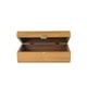 thumbnail image 2 of Caja de almacenamiento de piezas de ajedrez de madera de olivo natural de 24 x 17 x 8 cm, 2 of 4