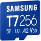 thumbnail image 2 of Tarjeta microSDXC Samsung T7 de 256 GB A2 U3 V30, 170 MB/s, para cámaras 4K, 2 of 3