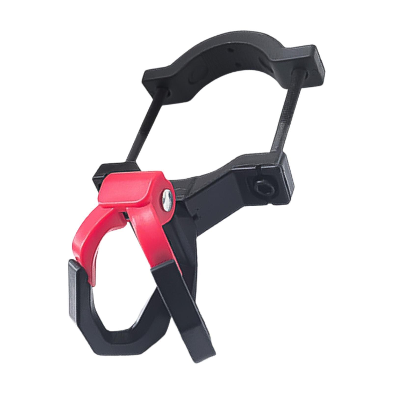 Magideal - Gancho Para Casco De Motocicleta, Piezas Modificadas, Compacto, Resistente, Ganchos Para Colgar, Ganchos Multifuncionales Para Vehículo, Motocicleta Y Negro Rojo