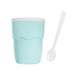 Genérico - Vasos Para Batidos Con Una Cuchara Vaso Para Batidos Refrescantes Vaso Para Batidos Helados Para Fiesta Verde