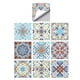 thumbnail image 3 of 10 Piezas 20 Cm Autoadhesivo Pared Cuadrada Mosaico Azulejo Vinilo Ladrillo Pegatina Películas Tipo H, 3 of 5
