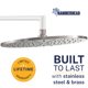 thumbnail image 2 of Cabezal de Ducha HammerHead Showers 30 cm Lluvia Metal, 2 of 7