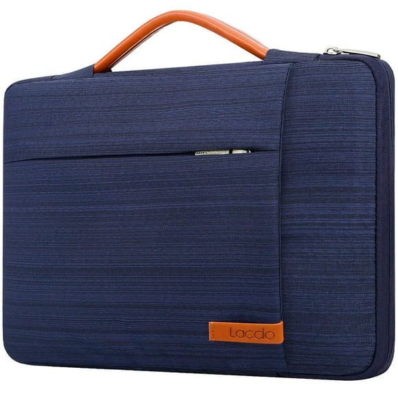 Funda para portátil Lacdo 360° con protección de 13 pulgadas, azul