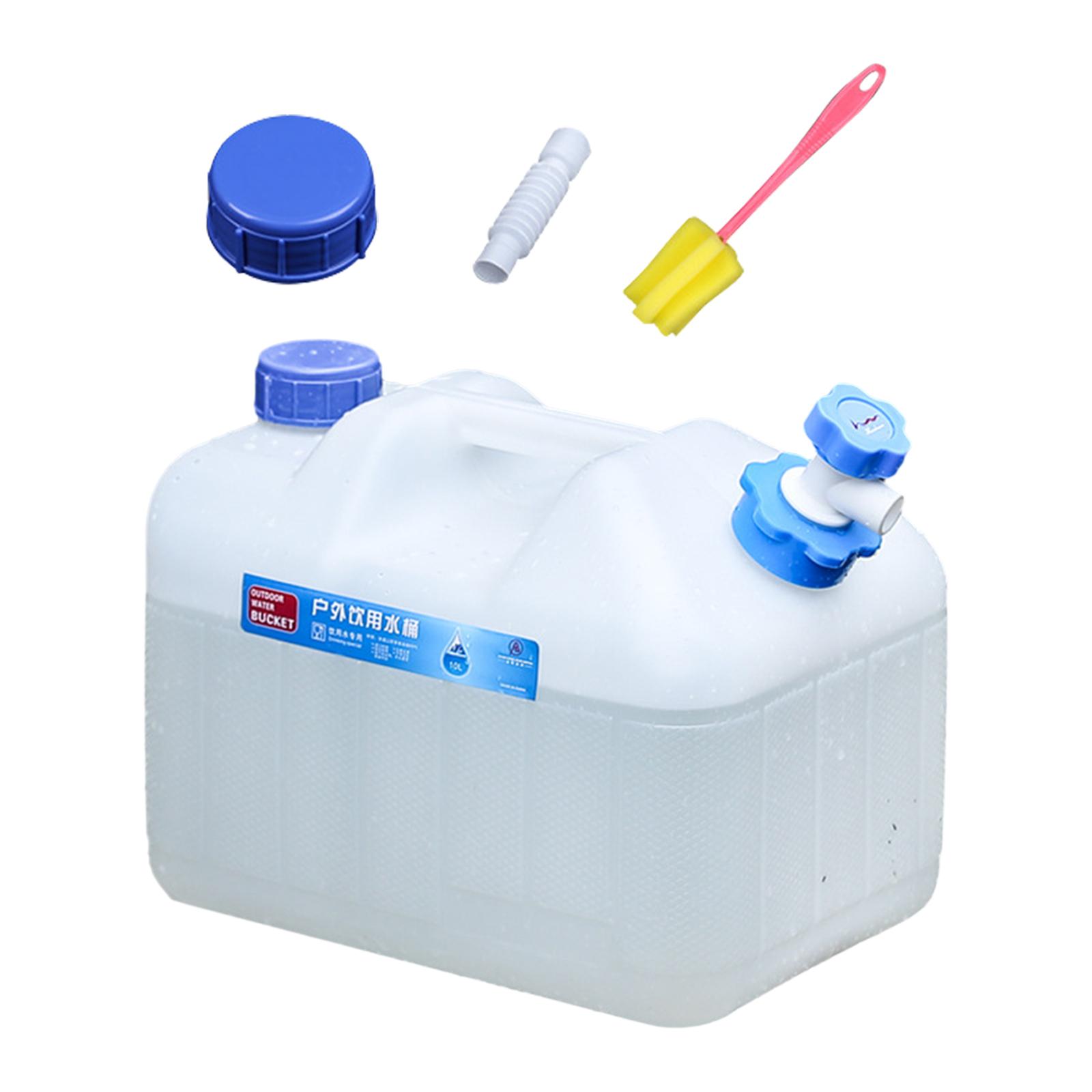 Magideal - Contenedor De Agua Para Acampar, Jarra De Almacenamiento De Agua Con Grifo, Tanque De Agua Portátil De Fácil Limpieza, Camping Para Picnic, Senderismo 10L