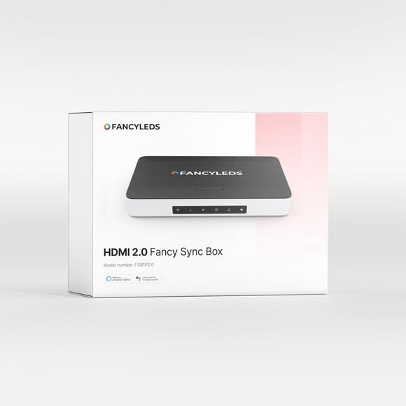 Sync Box Ambient TV con retroiluminación, elegantes LED HDMI 2.0