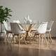 thumbnail image 2 of Comedor Mesa Redonda Equiz 120cm + 6 Sillas Tulip Blanca, 2 of 3