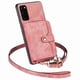 thumbnail image 1 of Funda Tipo Cartera con Correa Cruzada para Samsung Galaxy S20 Protección Contra Golpes Rosa, 1 of 6