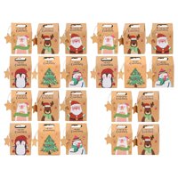 Bothyi - 24X Bolsas De Regalo Navideñas Bolsas De Regalo Para Fiestas De Cumpleaños Fiesta De Navidad Aniversario
