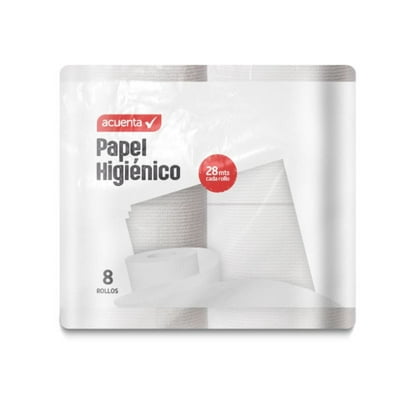 Papel Higiénico Una Hoja 28 M  Acuenta