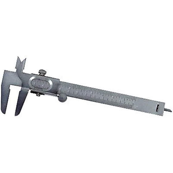 Pinza Vernier General Tools 722 de acero mecanizado, 125 mm