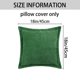 thumbnail image 5 of REGALWOVEN Juego de 2 fundas de cojín de pana sólida a rayas, funda de cojín decorativa con borde ancho para decoraciones del hogar verde 18" x 18", 5 of 6