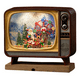thumbnail image 1 of Caja Musical Navideña Con Luz En Forma De Tv Retro, 1 of 5