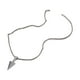 thumbnail image 1 of Collar Con Colgante Para Hombre, Collar De Cadena Para Suéter, Regalo Gótico Para El Día De San Valentín, Plata, 1 of 5
