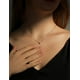 thumbnail image 2 of Collar HESHPAWS 925 Sterling Silver Heart Doble Faz con Zirconia y Caja de Regalo, 2 of 3