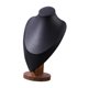 thumbnail image 1 of Busto De Exhibición De Collares Soporte De Cadena Con Colgante Liso Para Salones Tocador Sala De Exposición Negro Grande, 1 of 5