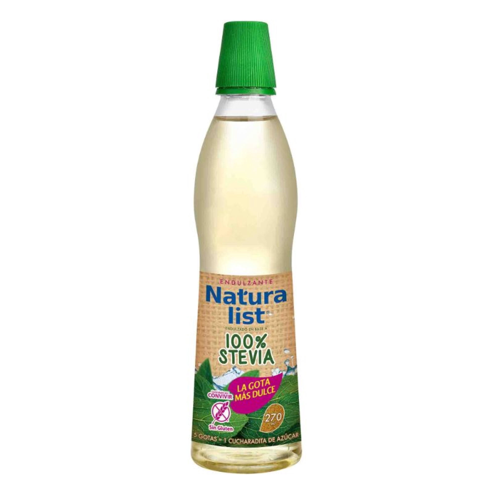 Endulzante Líquido Stevia Botella 270 ml Naturalist