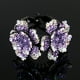 thumbnail image 1 of Elegant Rhinestone Hair Claws for Women - Flower Hair Clip Barrettes, Claw Hair Clamps, Ponytail Holder, Hairpin Band - Stylish Hair Accessories, 1 of 5