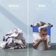 thumbnail image 5 of Kylian Mbappé Cesta de lavandería de gran capacidad redonda con asa, bolsa para ropa sucia plegable, almacenamiento para dormitorio, baño y lavadero 44x35 cm, 5 of 6