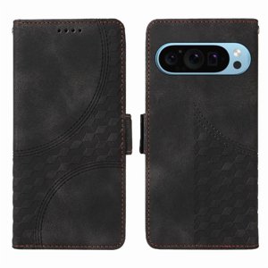 Carcasa Foxdock Google Pixel 9 De Cuero Pu, Diseño Acolchado Clásico, Protección Contra Caídas Y Rayones