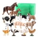 thumbnail image 3 of Los Mini Animales De Granja Figuran El Juguete Encantador Del Rompecabezas De La Colección De Los Plásticos Para Los Ni?os, 3 of 5
