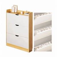 Tecnocasa - Zapatero Organizador Estante Armario 115Alto X 100 X 17Cm Blanco Beige