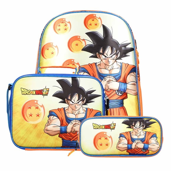 Set Mochilas 3 en 1 Dragon Ball Esferas del Dragon 14L