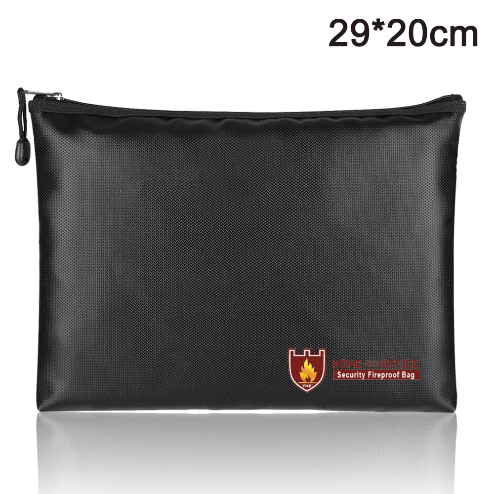 Funda Impermeable Documentos Bolsa Ignífuga Con Cerradura Para Documentos 15x11 Pulgadas Plateado Sobre Ignifugo E Impermeable