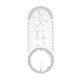 thumbnail image 1 of Regla Geométrica, Regla De Borrador Para Enseñanza De Matemáticas, Suministros De Oficina Escolar Para Estudiantes, 1 of 5