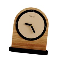 Magideal - Reloj De Escritorio Silencioso, Reloj De Escritorio, Reloj Analógico Creativo, Sencillo Y Silencioso, Reloj De Encimera Para Hotel, Aula, Mesita De