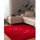thumbnail image 1 of Alfombra Peluda Suave 180 X 200 Cm Primera Calidad Rojo, 1 of 2