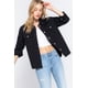 thumbnail image 2 of Camisa Chaqueta Saronite Mezclilla Negro Mujer, 2 of 5
