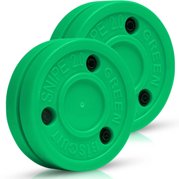 Disco de Hockey Green Biscuit Snipe 2.0 (Pack de 2)