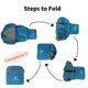 thumbnail image 3 of Mochila FENGDONG 35L Plegable Impermeable Azul, 3 of 6
