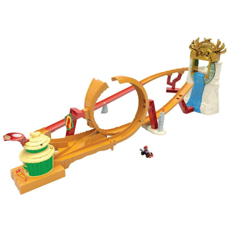 Hot Wheels - Pista De Carrera Mario Kart En La Selva.